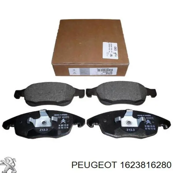 1623816280 Peugeot/Citroen колодки гальмівні передні, дискові