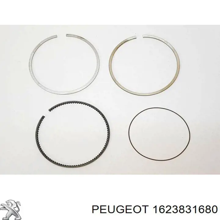 1623831680 Peugeot/Citroen Кільця поршневі на 1 циліндр, STD.