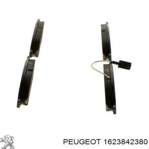 Купити 1623842380 Peugeot/Citroen Колодки гальмівні передні, дискові