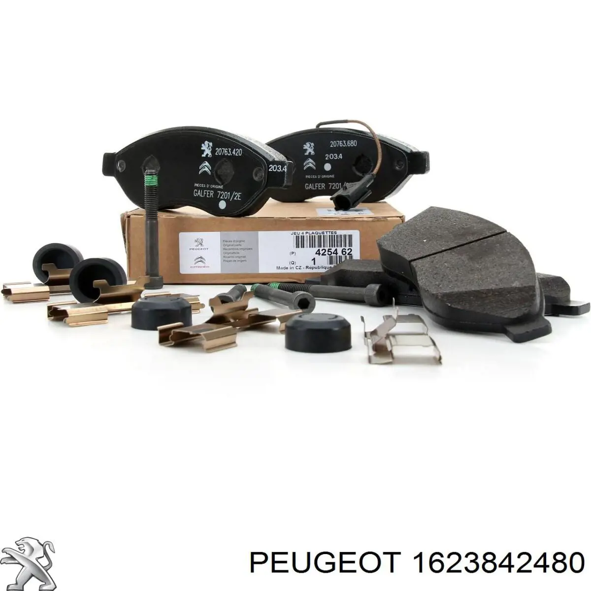 Гальмівні колодки Peugeot/Citroen 1623842480 ціна, від 29.44 USD
