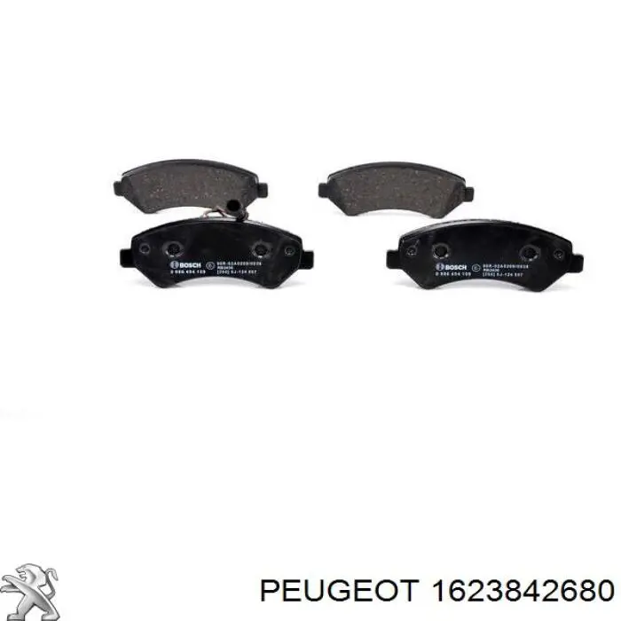 1623842680 Peugeot/Citroen Передні гальмівні колодки