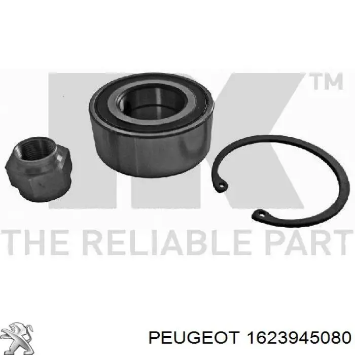 Купити 1623945080 Peugeot/Citroen Підшипник ступиці передньої