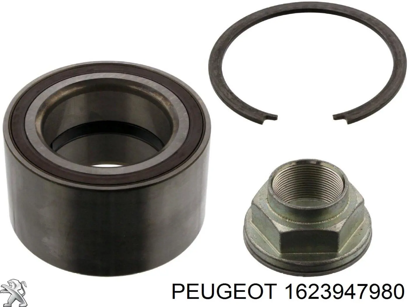 Комплект підшипник маточини передньої Peugeot/Citroen 1623947980 ціна, від 36.63 USD