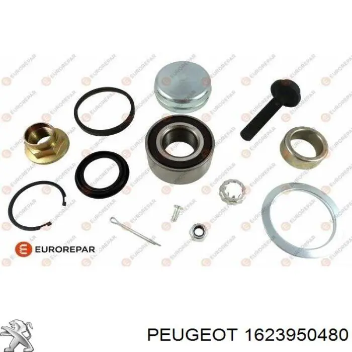 Підшипник маточини задньої Peugeot/Citroen 1623950480 ціна, від 19.16 USD