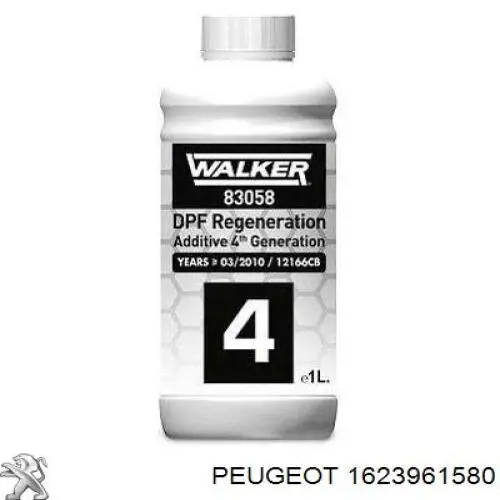 Купити 1623961580 Peugeot/Citroen РІдина для очищення сажекоптевих фільтрів