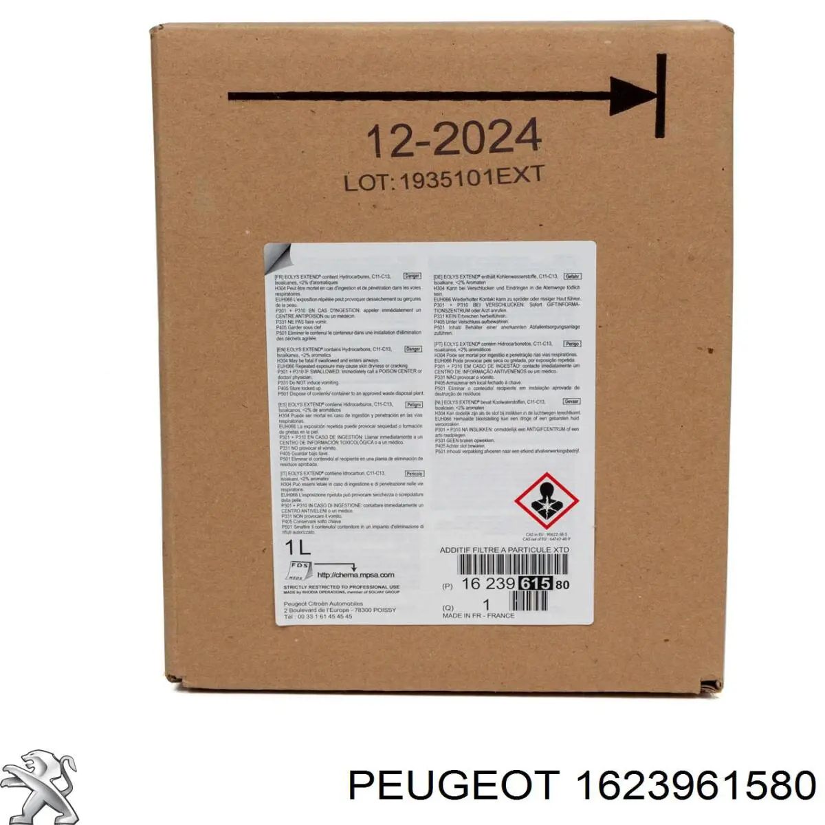 РІдина для очищення сажекоптевих фільтрів 1623961580 Peugeot/Citroen