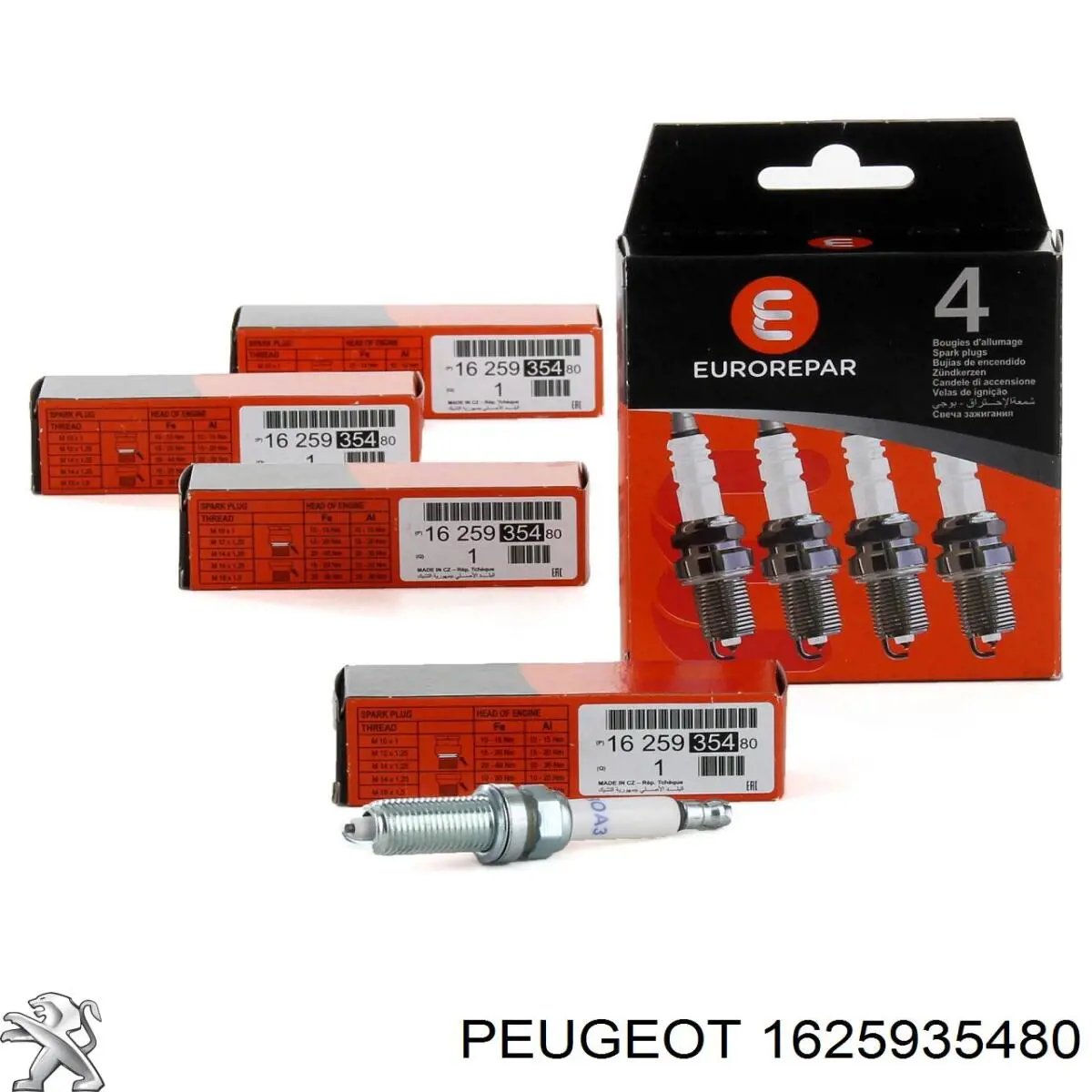 1625935480 Peugeot/Citroen свіча запалювання