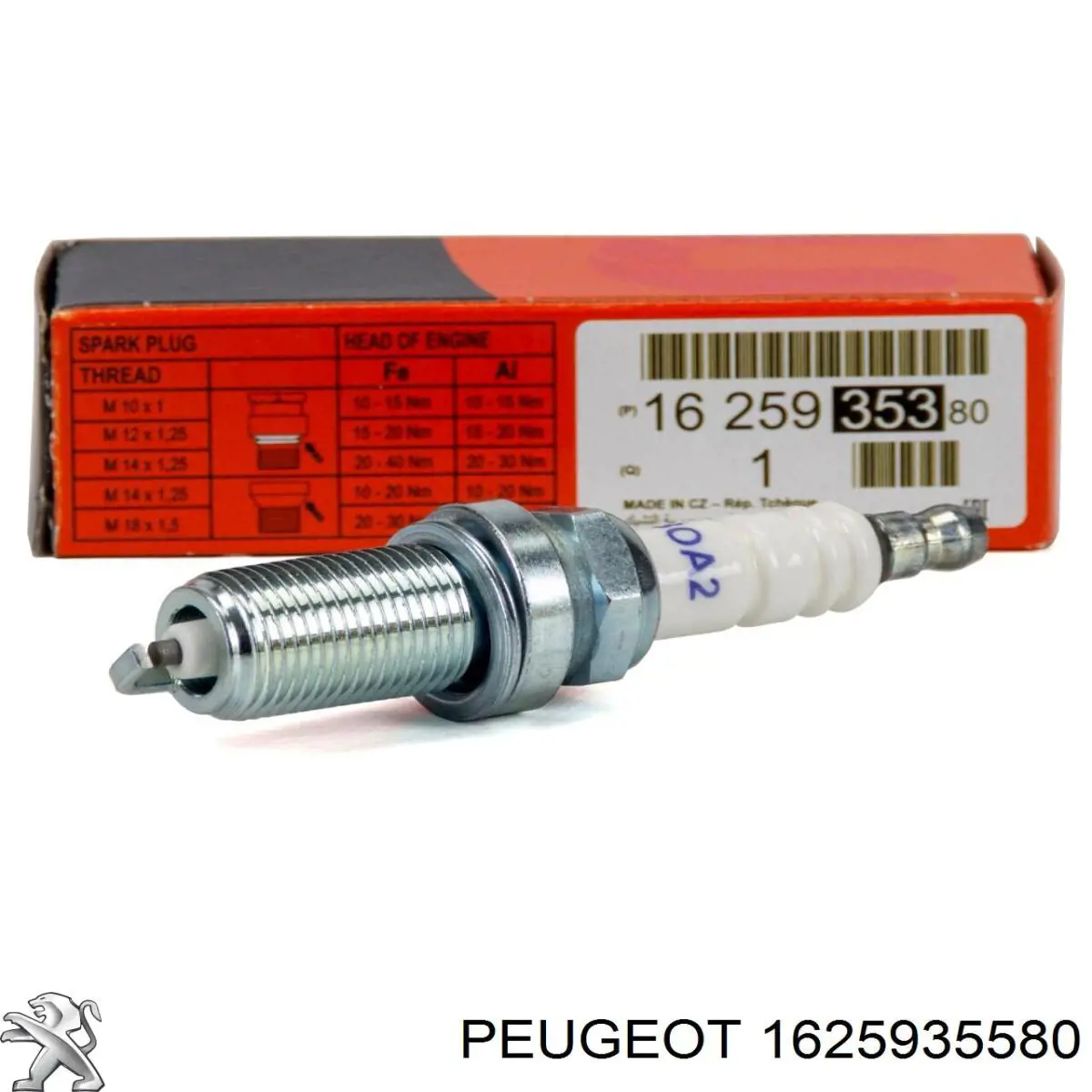 Свічки автомобільні Peugeot/Citroen 1625935580 ціна, від 3.51 USD
