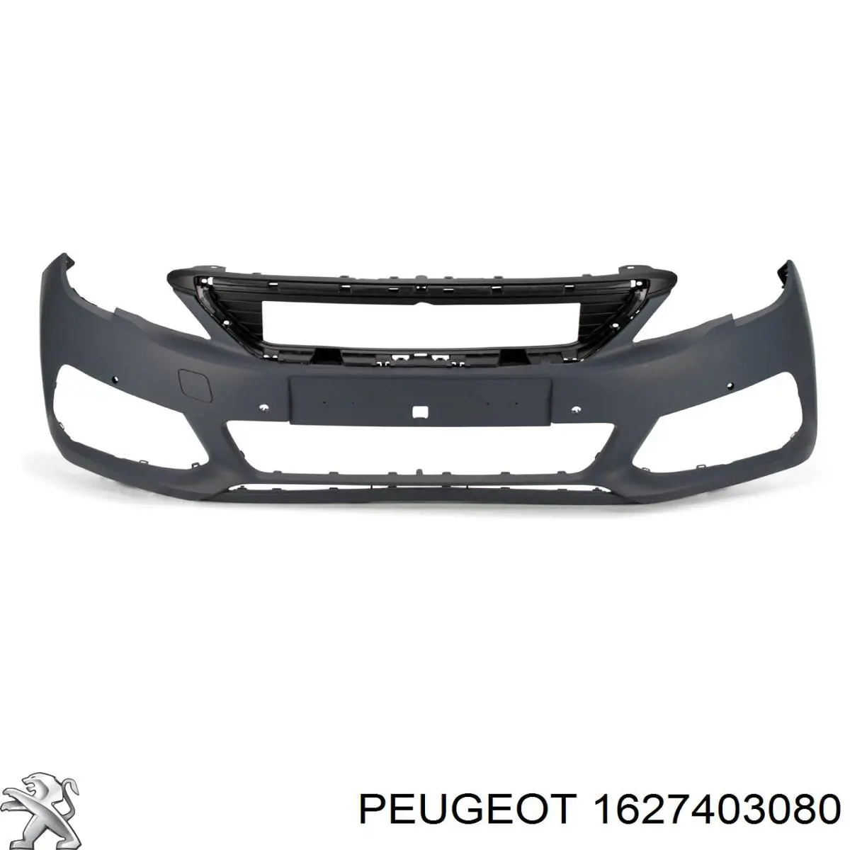 1627403080 Peugeot/Citroen Бампер передній в зборі