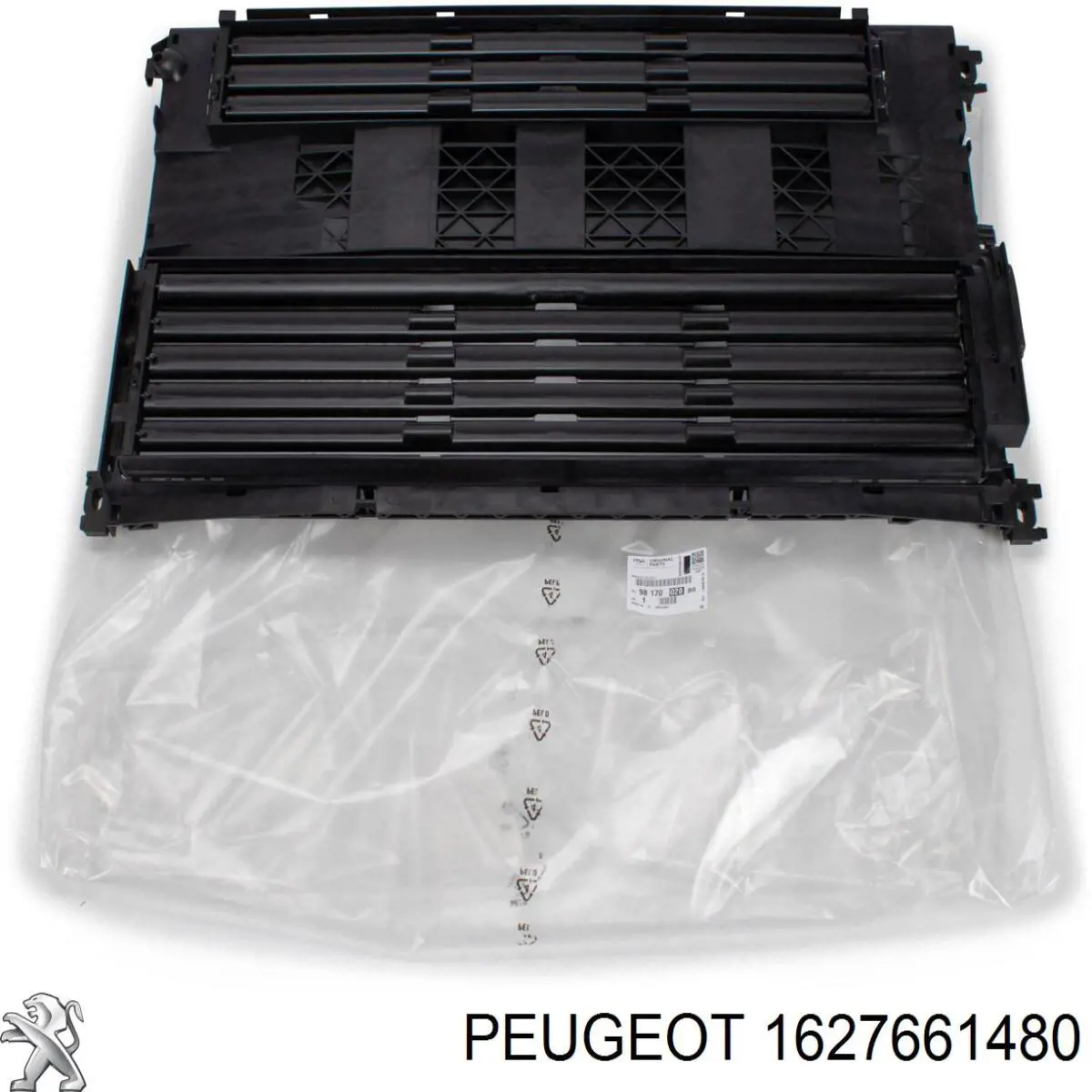 Купити 1627661480 Peugeot/Citroen Решітка переднього бампера, центральна