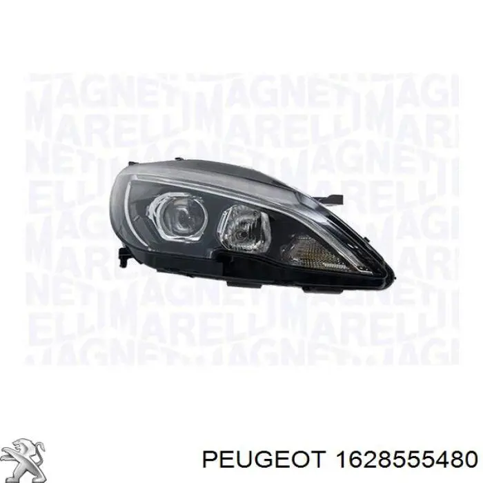 Купити 1628555480 Peugeot/Citroen Основна фара в зборі ліва