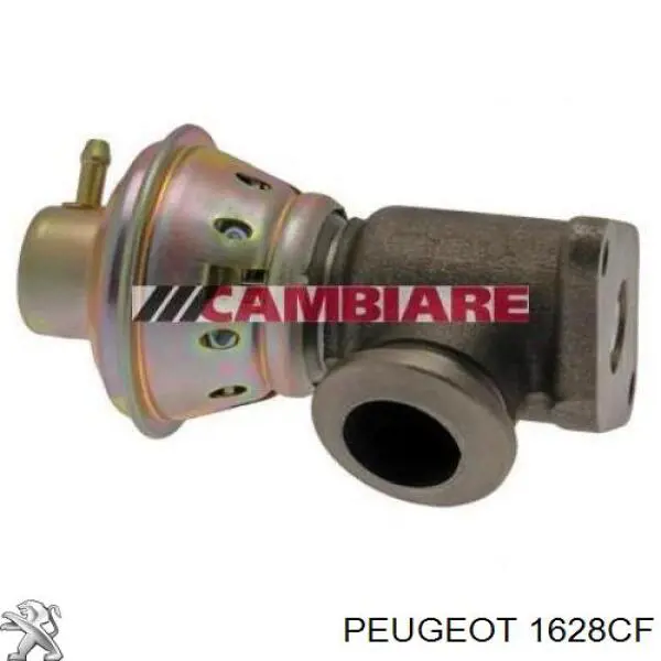 1628CF Peugeot/Citroen клапан egr, рециркуляції газів