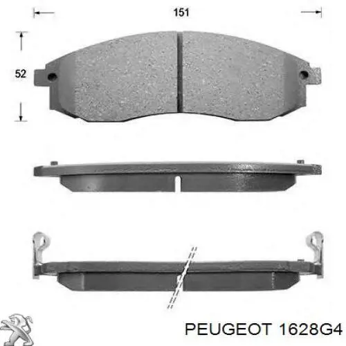 Датчик положення дросельної заслінки Peugeot/Citroen 1628G4