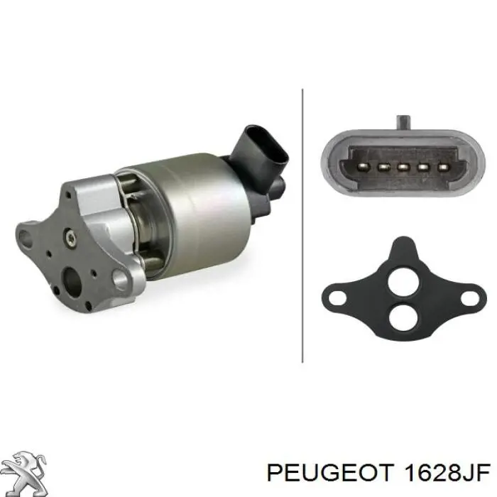 Клапан ЄГР 1628JF Peugeot/Citroen