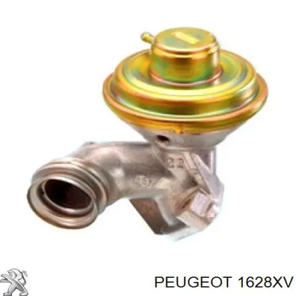 1628XV Peugeot/Citroen клапан egr, рециркуляції газів