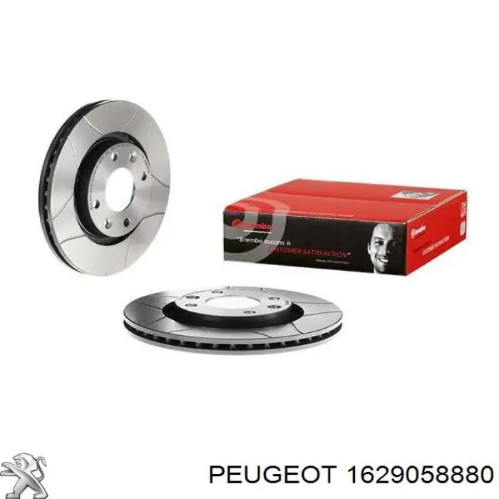 Диск переднього гальма Peugeot/Citroen 1629058880 ціна, від 26.97 USD