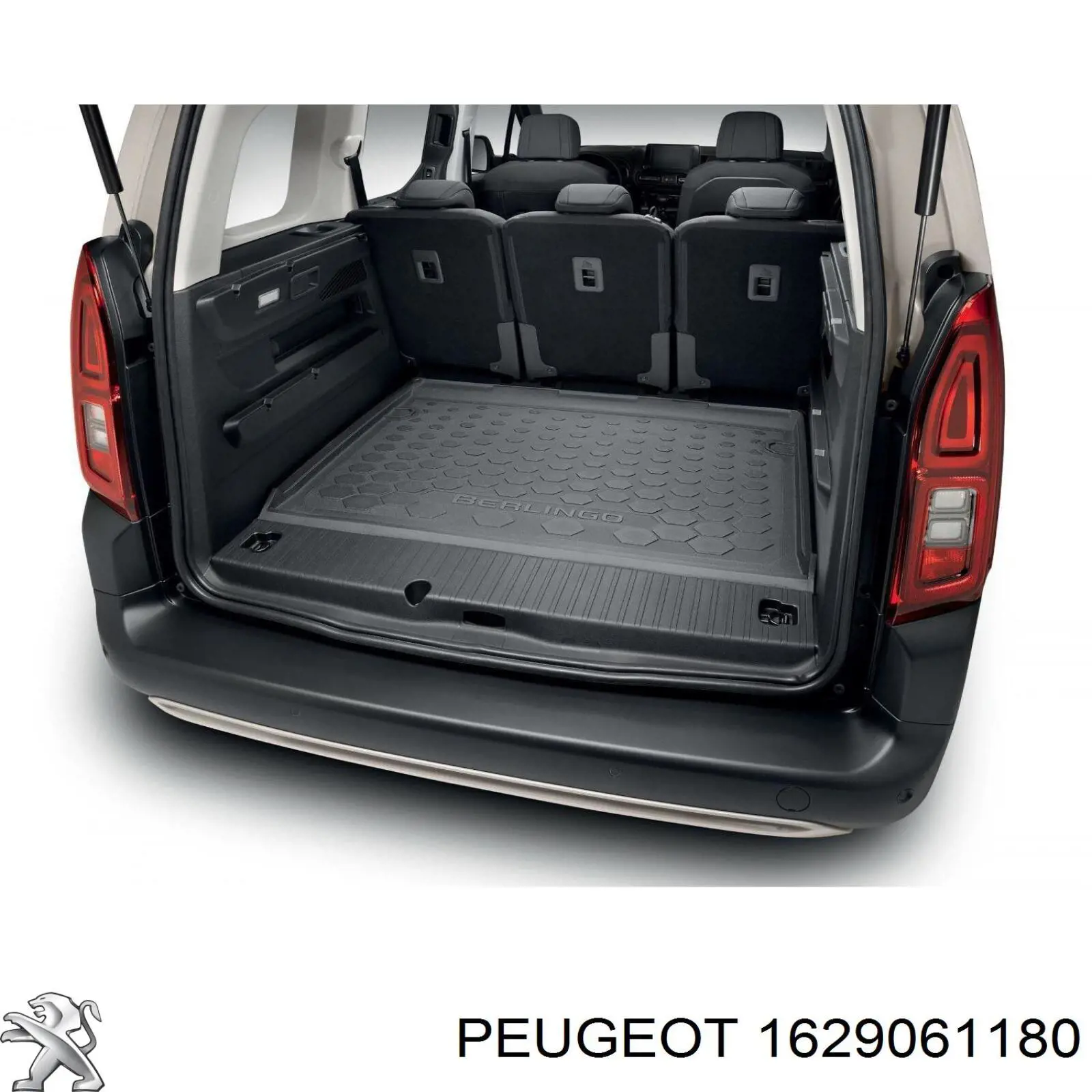 1629061180 Peugeot/Citroen Задній килимок в багажник