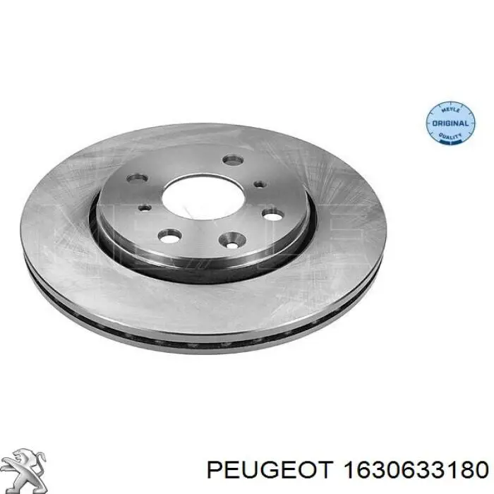 Диск переднього гальма Peugeot/Citroen 1630633180 ціна, від 30.47 USD