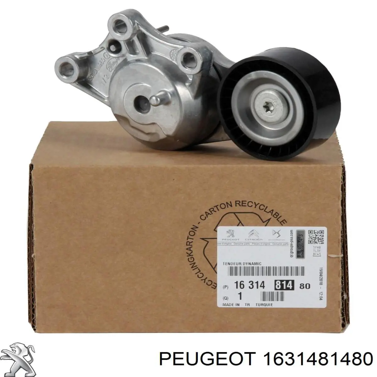 Натягувач приводного ременя 1631481480 Peugeot/Citroen
