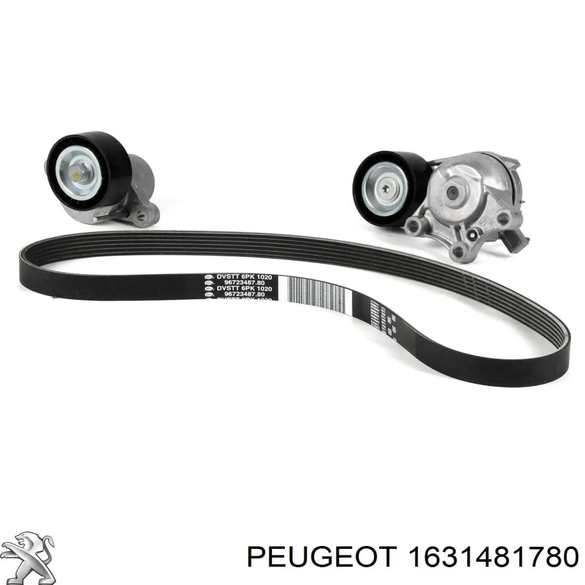 Peugeot/Citroen ремінь приводний, агрегатів, комплект