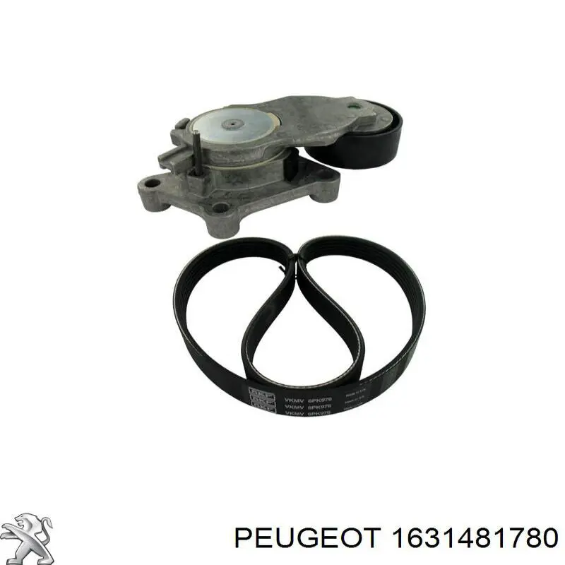 1631481780 Peugeot/Citroen Ремінь приводний, агрегатів, комплект