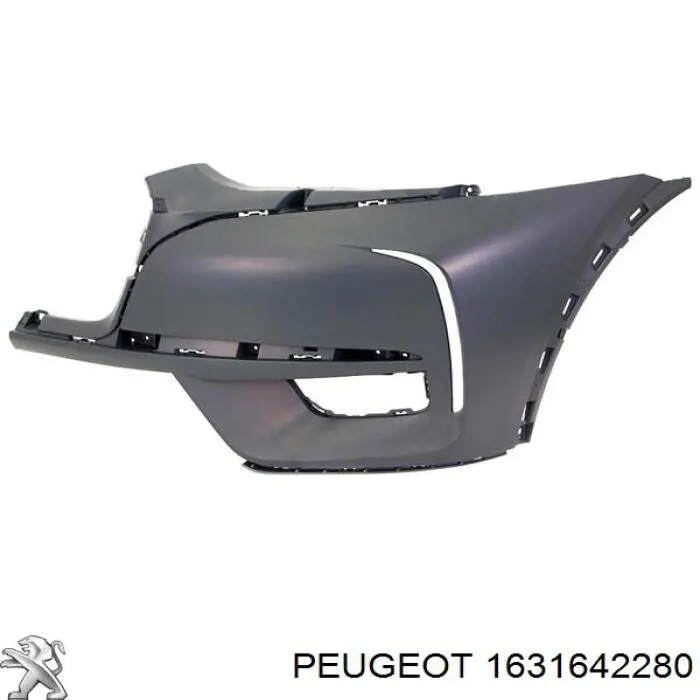 1631642280 Peugeot/Citroen Бампер передній, ліва частина