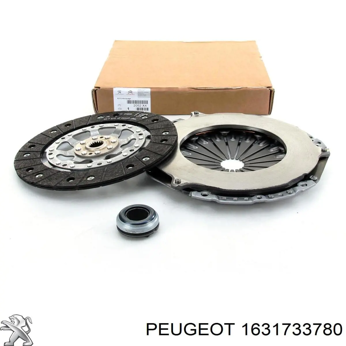 Купити 1631733780 Peugeot/Citroen Комплект зчеплення (диск, корзина, підшипник)