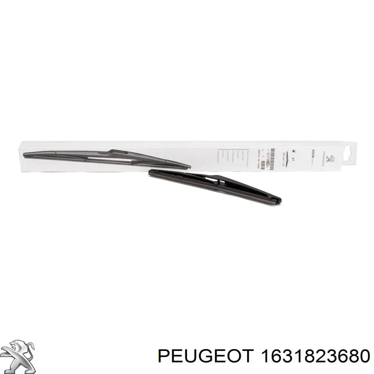 1631823680 Peugeot/Citroen Щітка склоочисника задня
