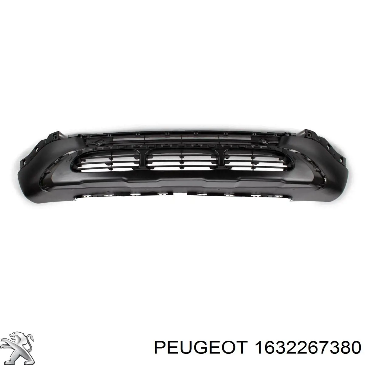 1632267380 Peugeot/Citroen Захисна губа бампера переднього