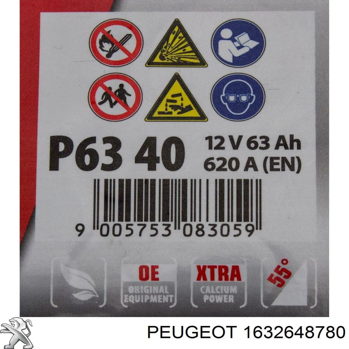 1632648780 Peugeot/Citroen Авто акумулятор