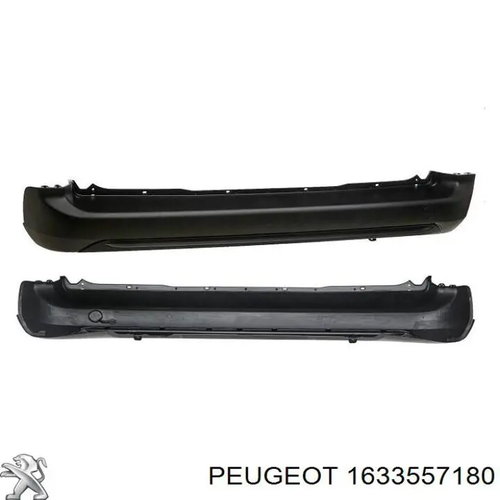 Citroen оригінал 9816766580 kamax задній бампер на Peugeot Partner K9