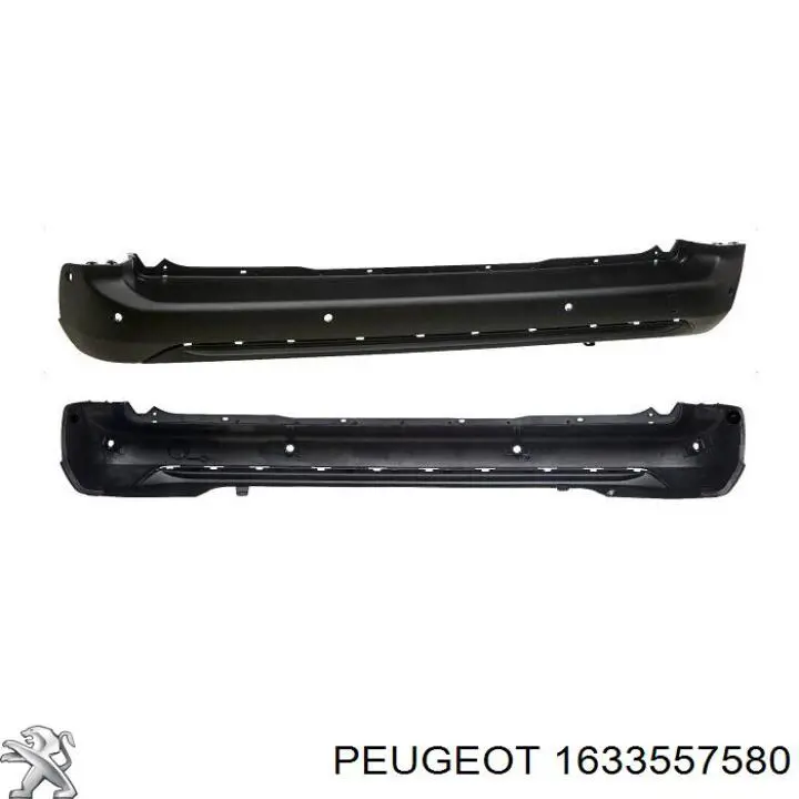 1633557580 Peugeot/Citroen Буфер (бампер) задній