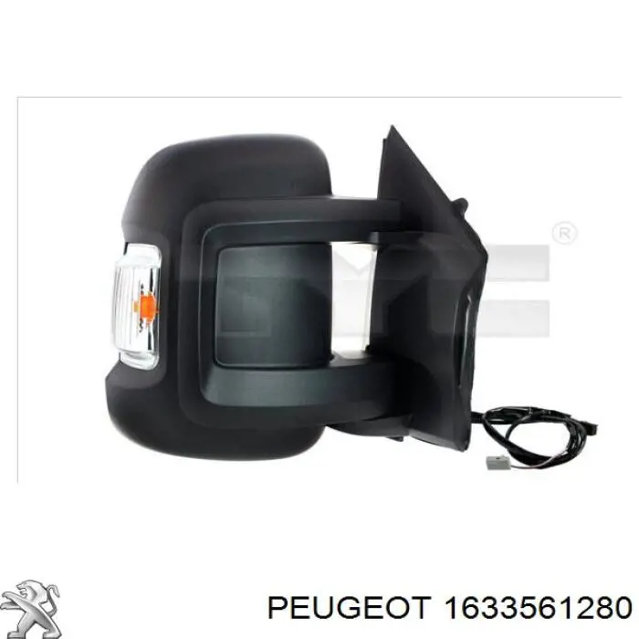 Ліве бокове дзеркало 1633561280 Peugeot/Citroen