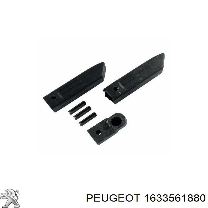 Замок задньої правої двостулкової двері 1633561880 Peugeot/Citroen
