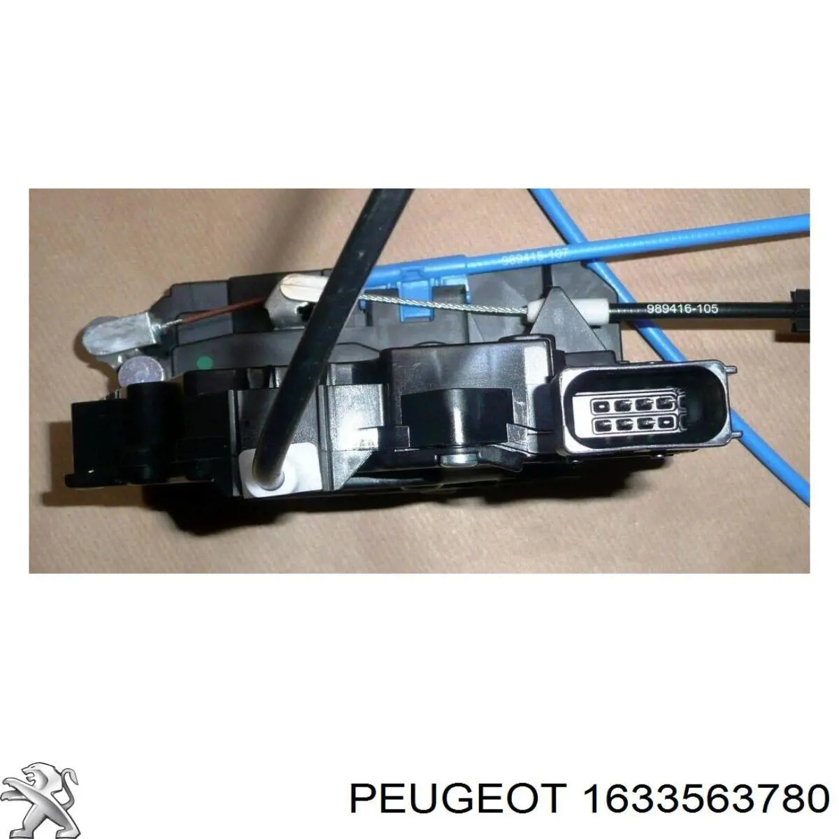 1633563780 Peugeot/Citroen Замок водійських дверей