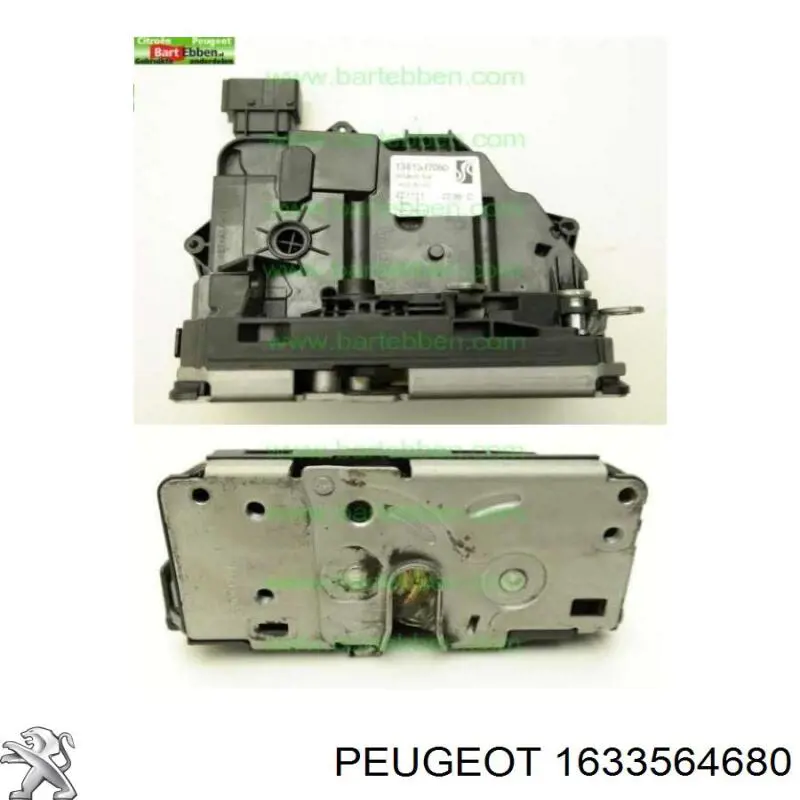 Купити 1633564680 Peugeot/Citroen Замок передньої лівої двері