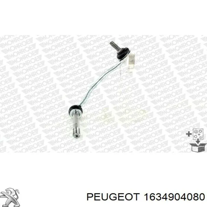 Стійка стабілізатора, переднього, права Peugeot/Citroen 1634904080 ціна, від 13.60 USD