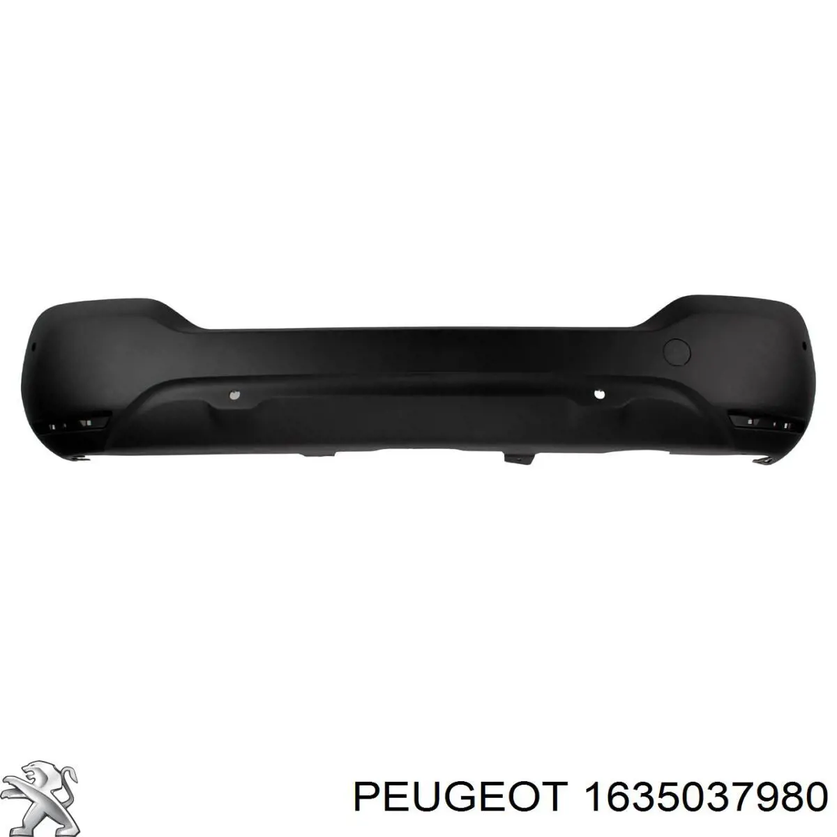 1635037980 Peugeot/Citroen Бампер задній, нижня частина