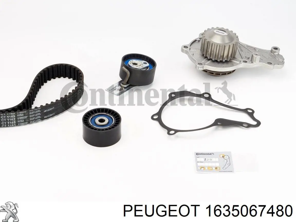 Купити 1635067480 Peugeot/Citroen ГРМ ремень