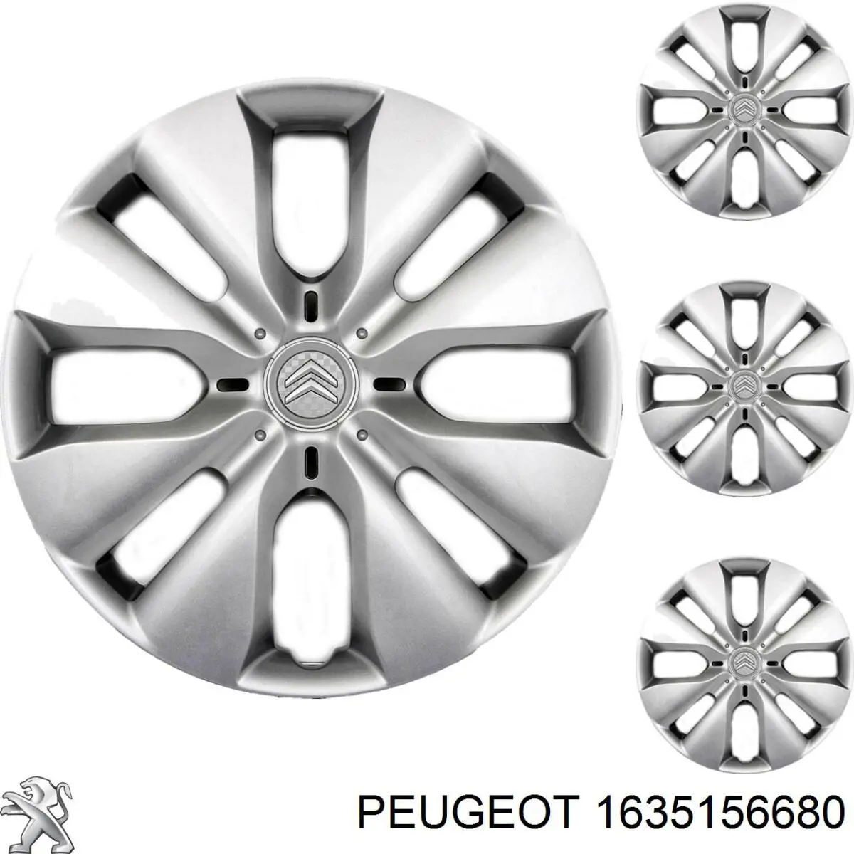 Щітка-двірник заднього скла 1635156680 Peugeot/Citroen