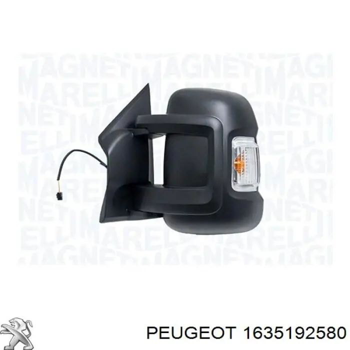 Ліве бічне дзеркало Peugeot/Citroen 1635192580 ціна, від 179.74 USD