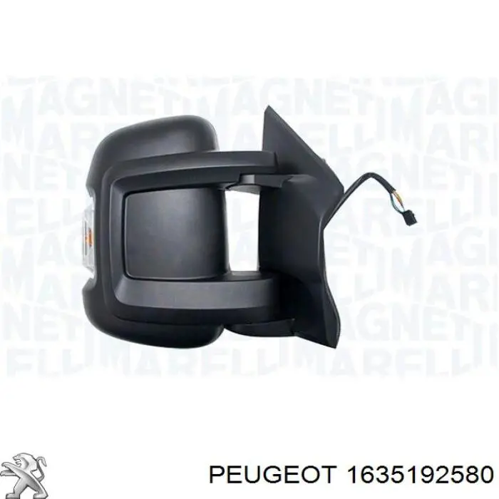 Купити 1635192580 Peugeot/Citroen Бічне дзеркало заднього виду ліве
