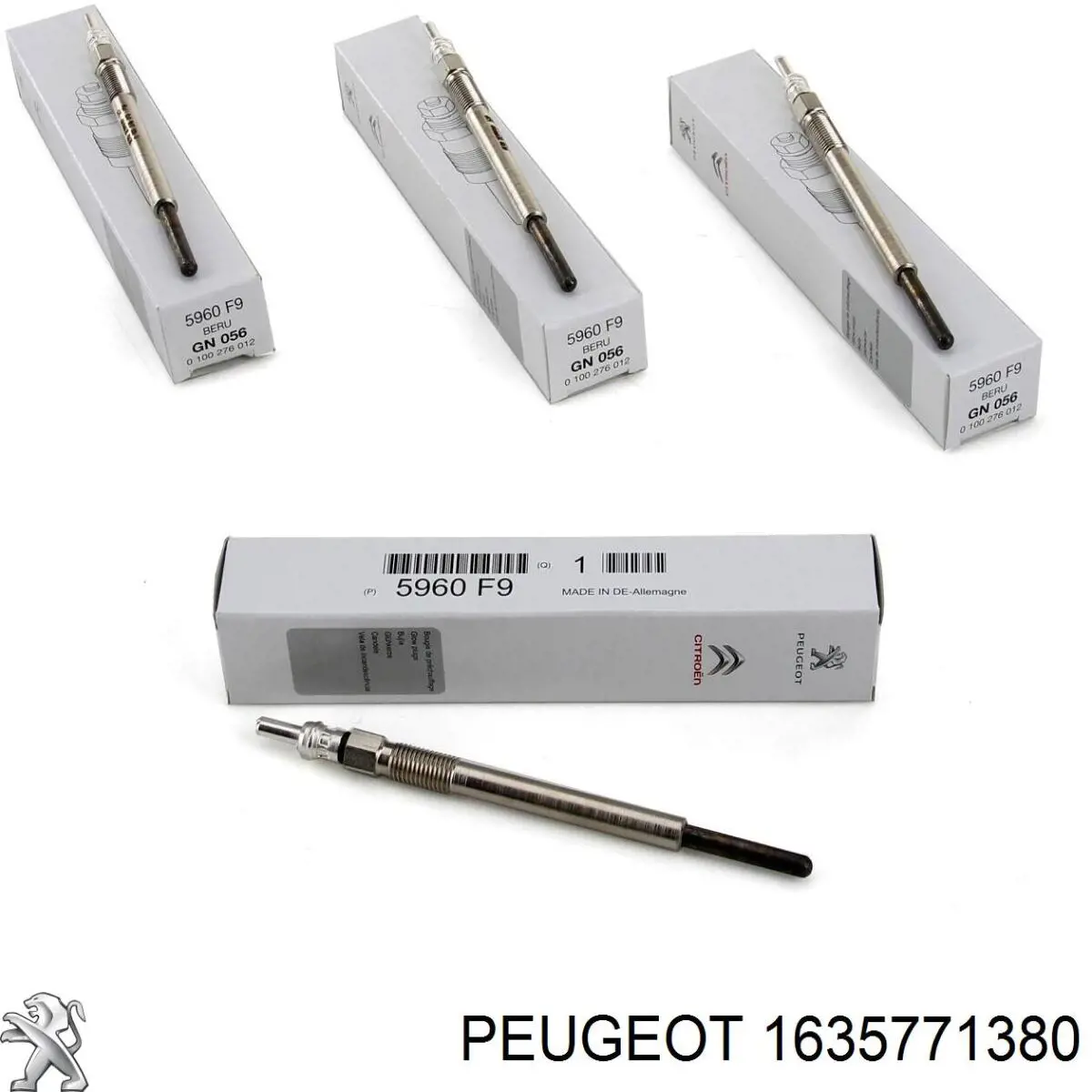Купити 1635771380 Peugeot/Citroen Кульова опора, нижня