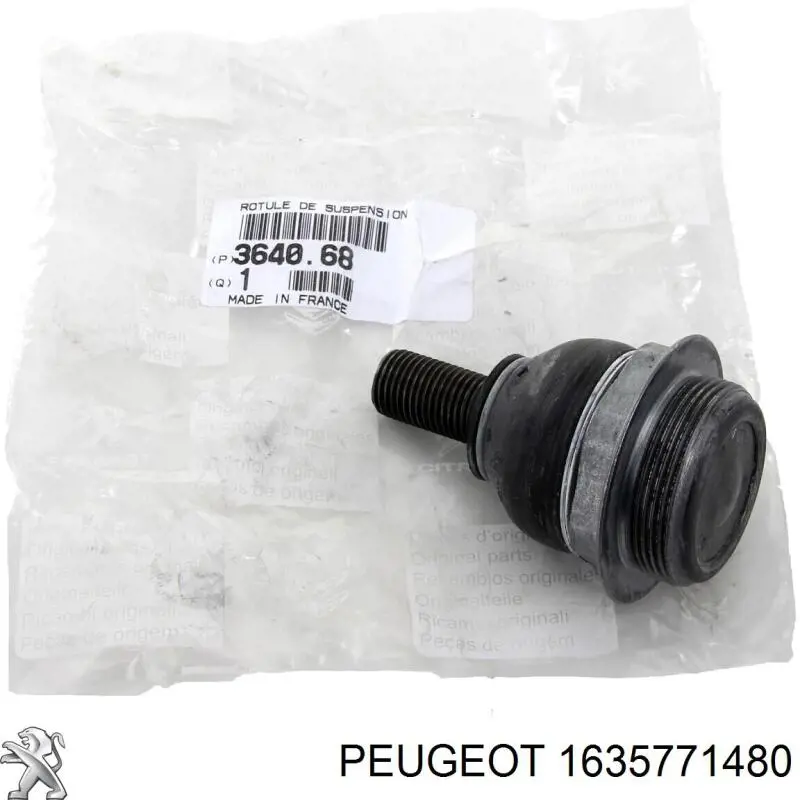 Кульова опора, нижня Peugeot/Citroen 1635771480 ціна, від 10.38 USD