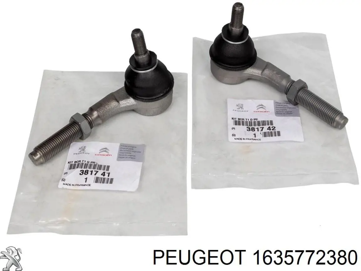 1635772380 Peugeot/Citroen Зовнішній наконечник рульової тяги