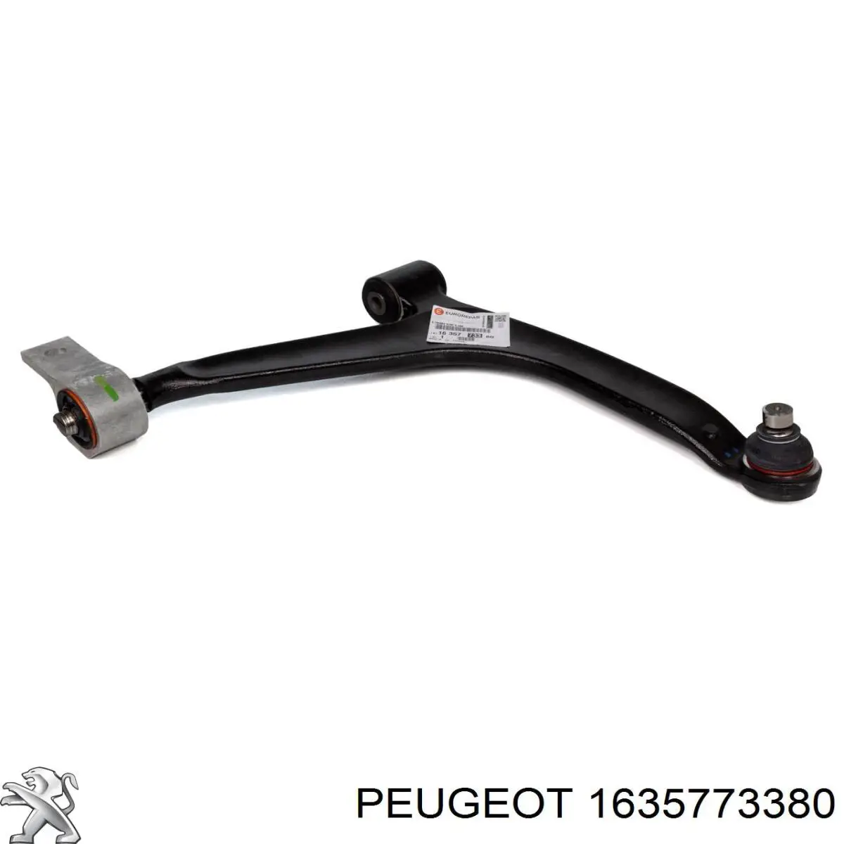 Купити 1635773380 Peugeot/Citroen Важіль передньої підвіски нижній, правий