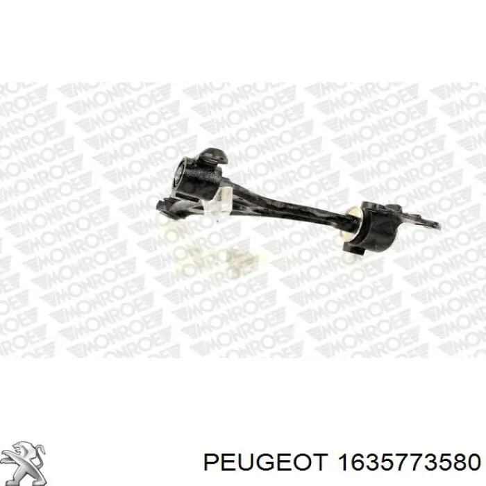 Купити 1635773580 Peugeot/Citroen Важіль передньої підвіски нижній, правий