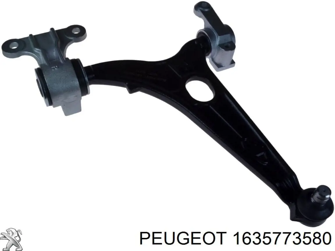 Важіль передньої підвіски нижній, правий Peugeot/Citroen 1635773580 ціна, від 57.76 USD