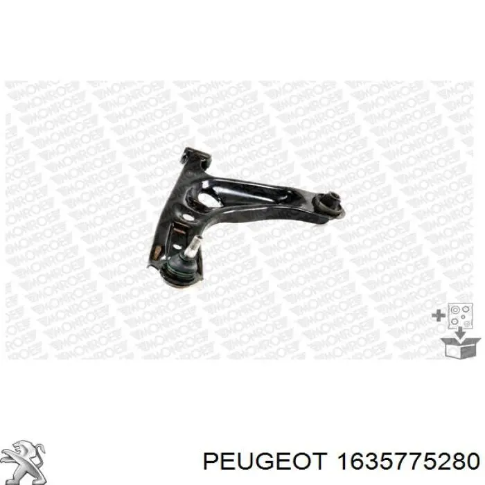 Купити 1635775280 Peugeot/Citroen Сайлентблок передньої підвіски