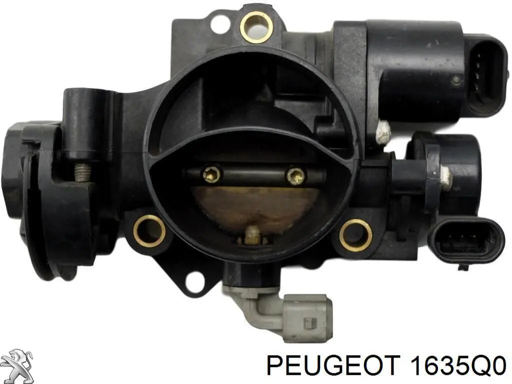 1635Q0 Peugeot/Citroen Дросільна заслінка в зборі